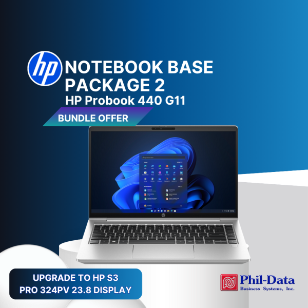 HP ProBook 440 G11 14" Laptop + UPGRADE to HP Series 3 Pro 324pv 23.8” FHD Monitor - Image 3