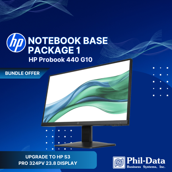 HP ProBook 440 G10 14" Laptop + UPGRADE to HP Series 3 Pro 324pv 23.8” FHD Monitor - Image 4