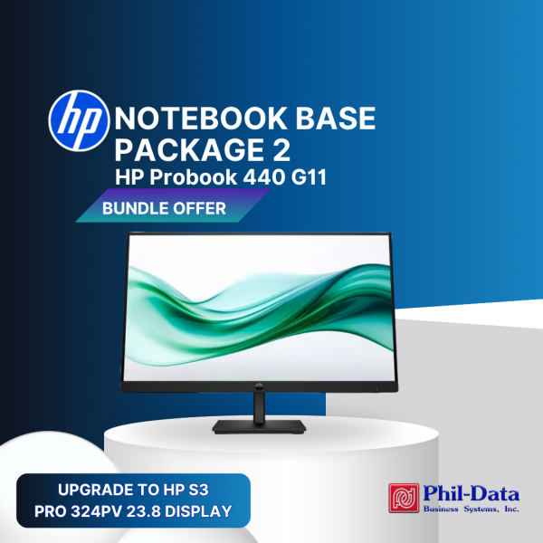 HP ProBook 440 G11 14" Laptop + UPGRADE to HP Series 3 Pro 324pv 23.8” FHD Monitor - Image 4