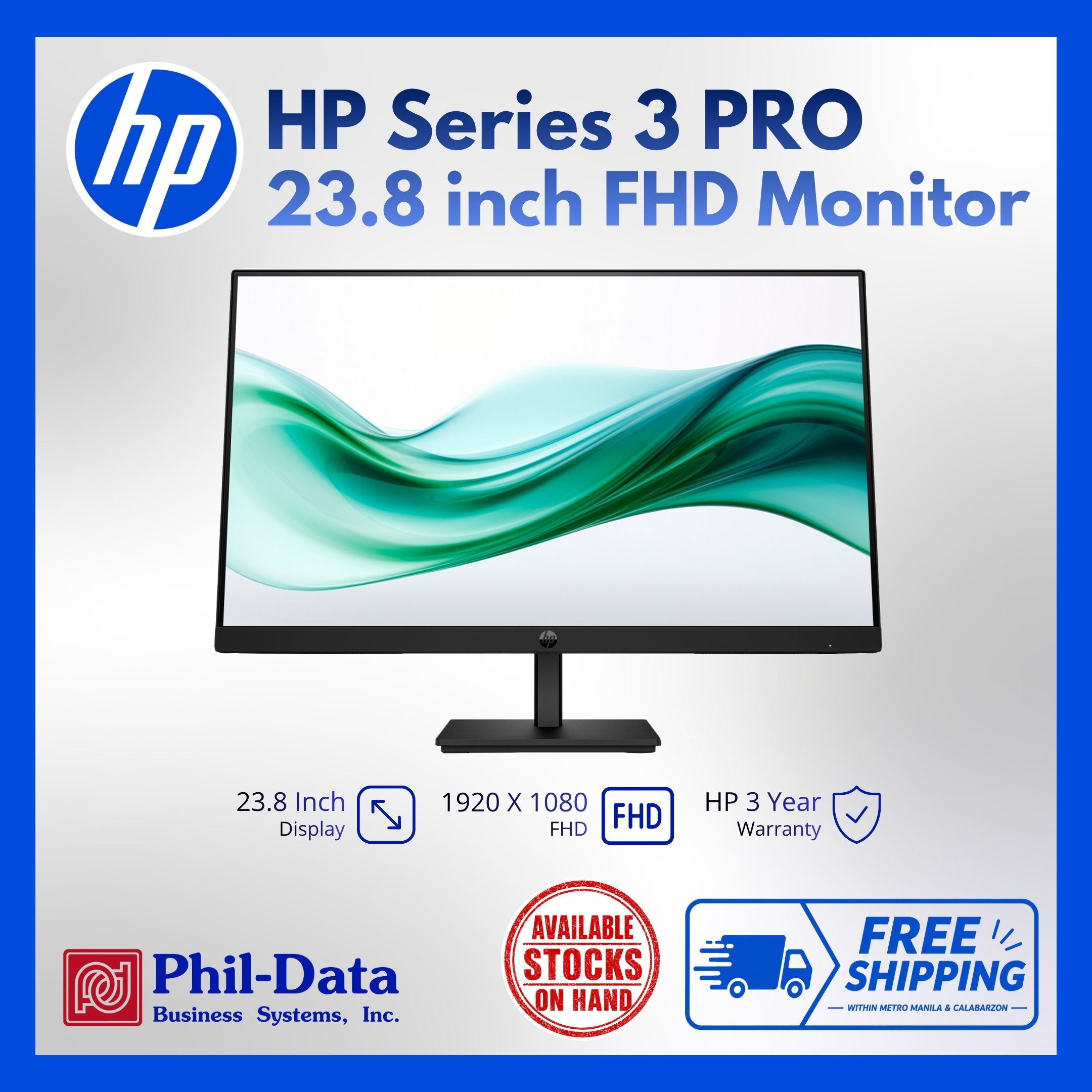 HP S3 Pro 324pv 23.8” FHD Monitor