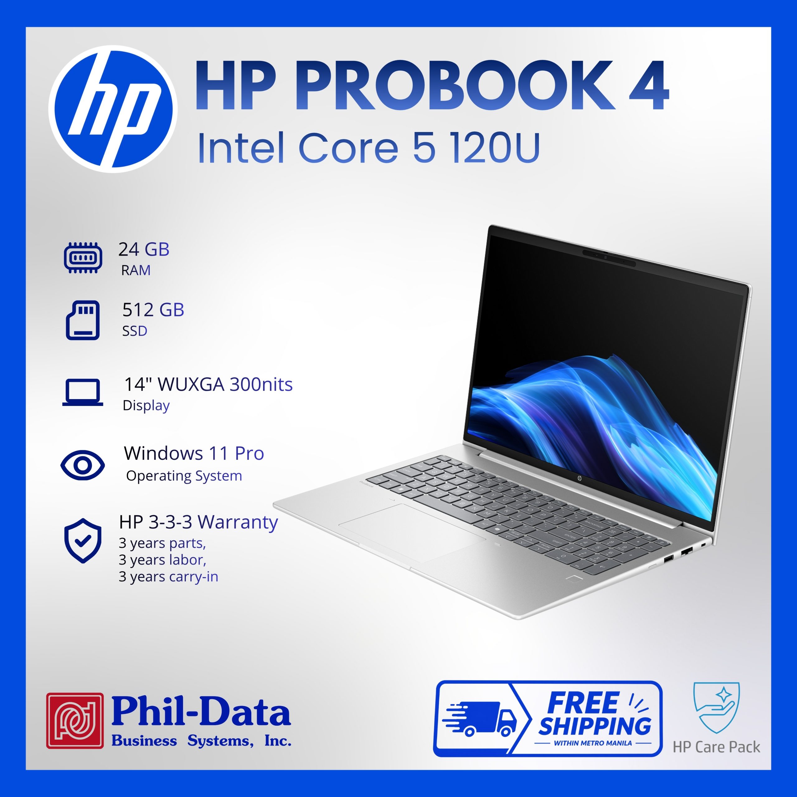 HP Probook 4 G1iR 24gb - Image 3