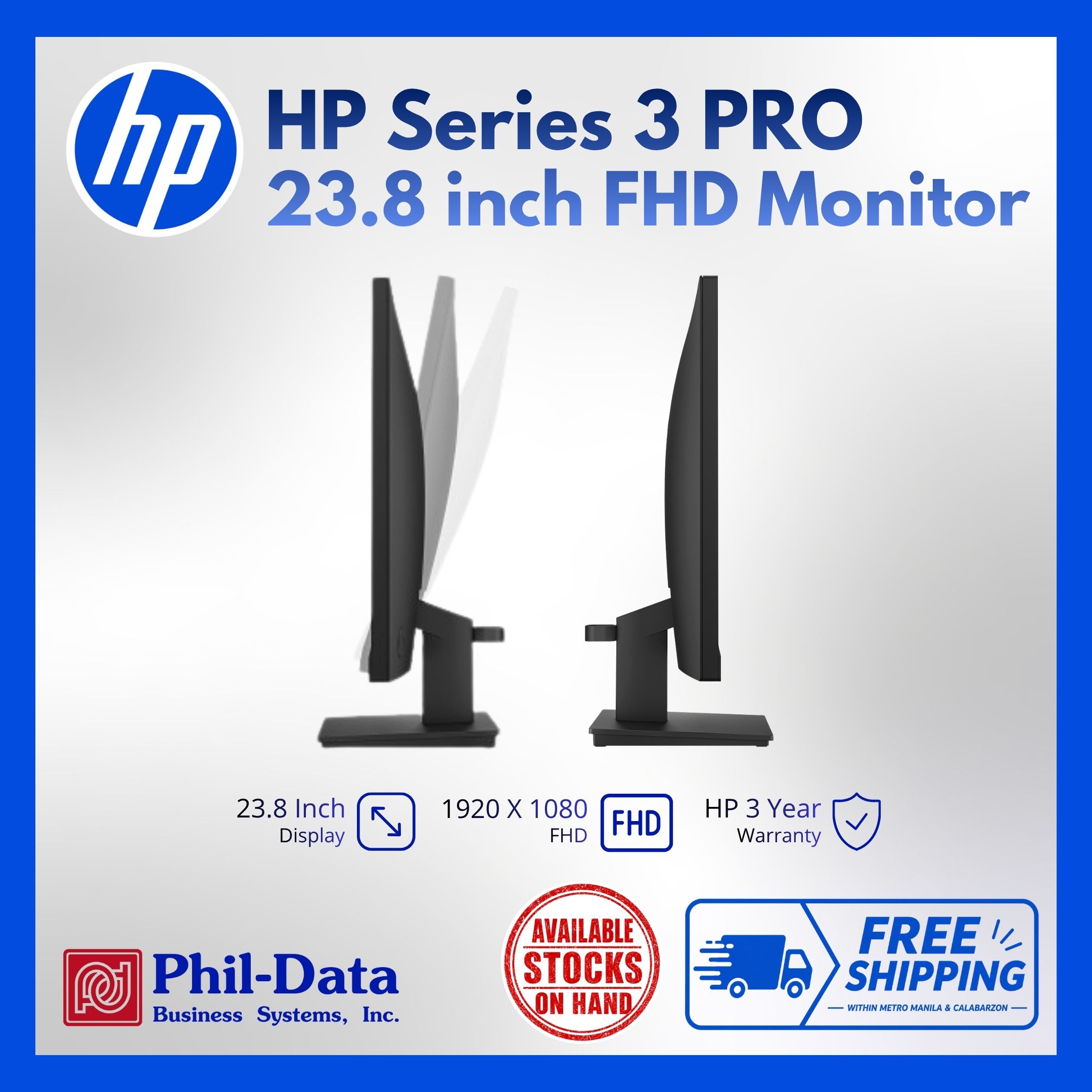 HP S3 Pro 324pv 23.8” FHD Monitor - Image 5